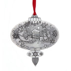 Portraits of Christmas- A Visit From Santa Ornament