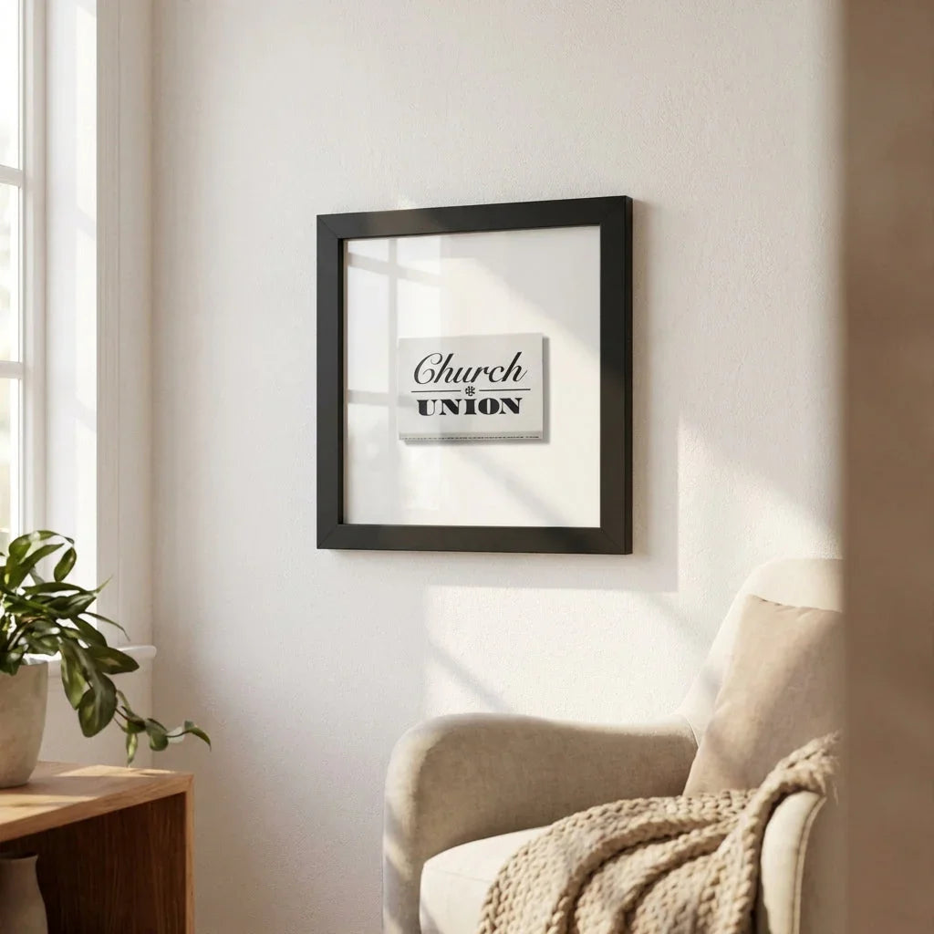 Church & Union Framed Print