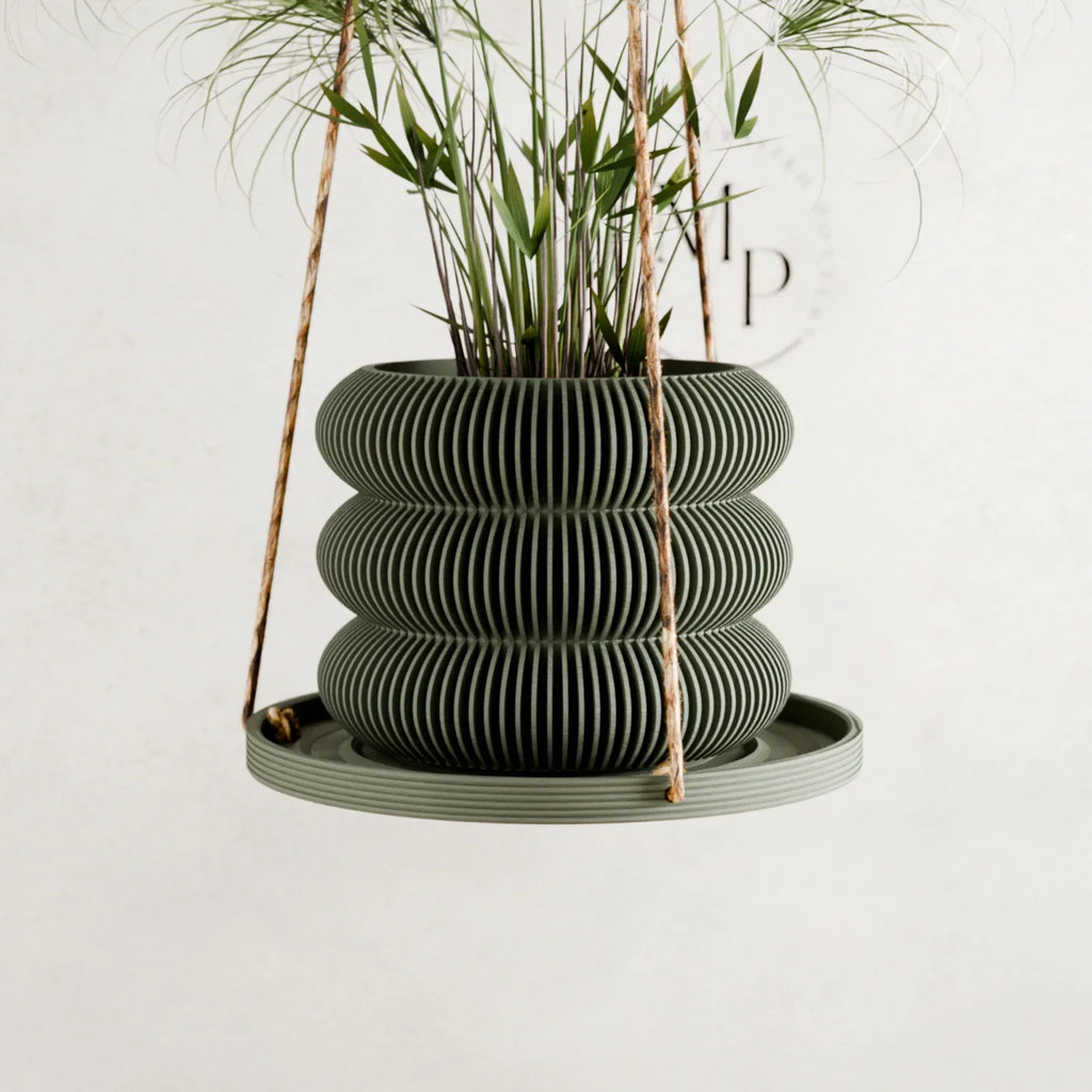 Hanging Plant Pot Tray | PUDDLE Modernized Pottery