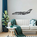 Citation Cj3+ Metal Aircraft Wall Art - Ncp0538, detail shot - House Of Avana