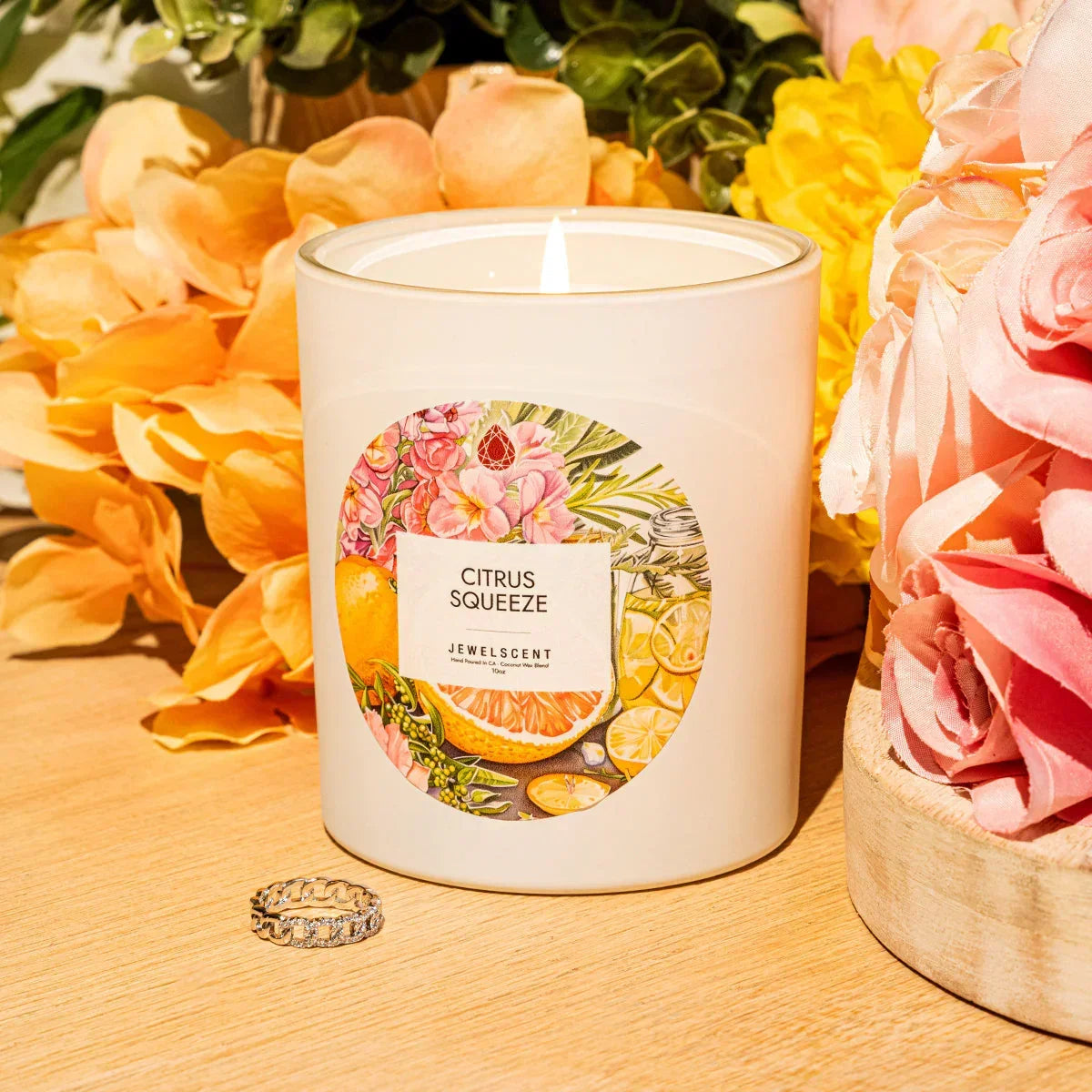 Citrus Squeeze 10oz Signature Jewelry  Candle JewelScent