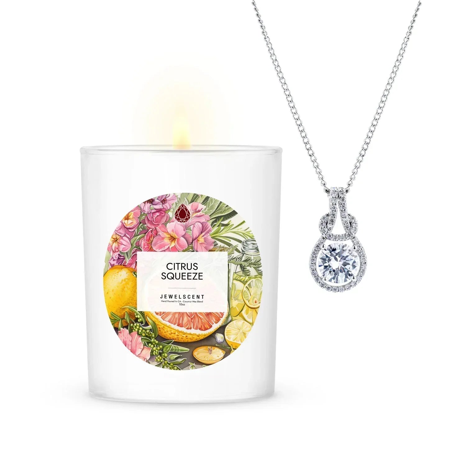 Citrus Squeeze 10oz Signature Jewelry  Candle JewelScent
