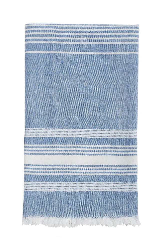 Blue Chambray Kitchen Towel Archive New York