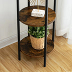Coat Rack with Round Shelves and Hooks, 182.88 Cm Tall Steel Frame Multifunctional Clothes Scarf Hat... - House Of Avana [[SKU:HOA-CHS-002]]