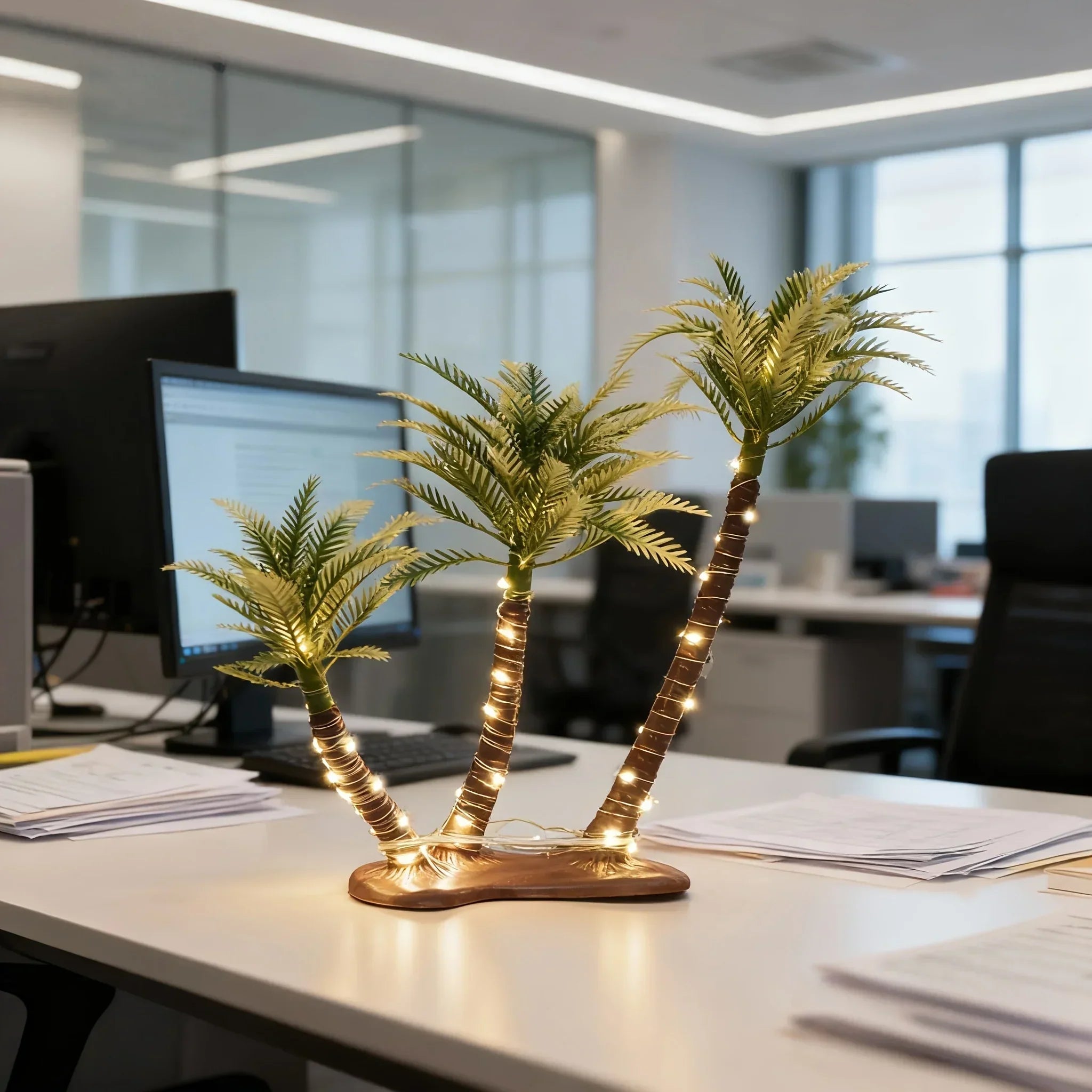 Coconut Tree - LED Warm Light Decoration
