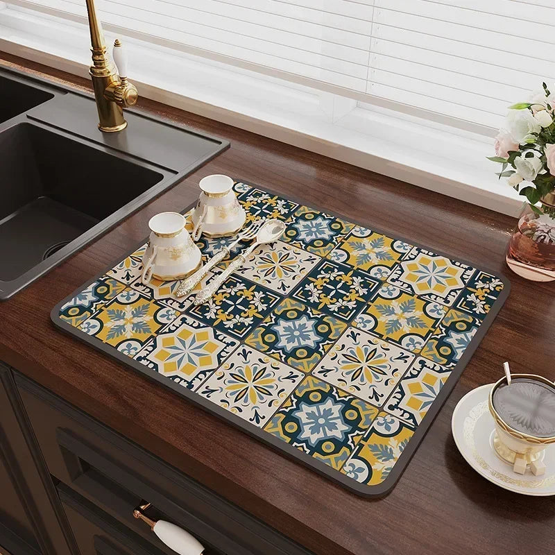 Coffee Mat - Super Absorbent Rubber