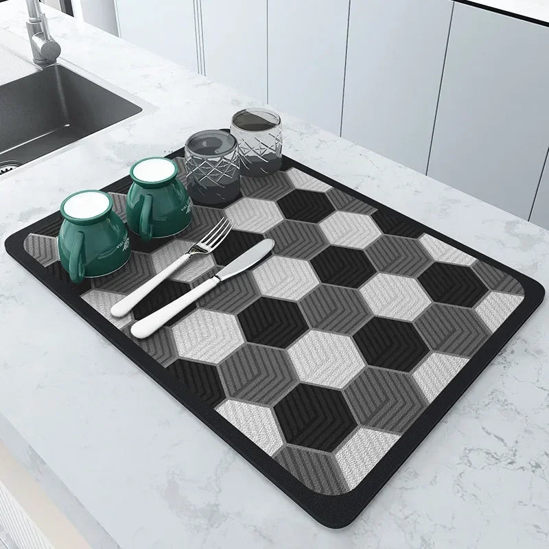 Coffee Mat - Super Absorbent Rubber