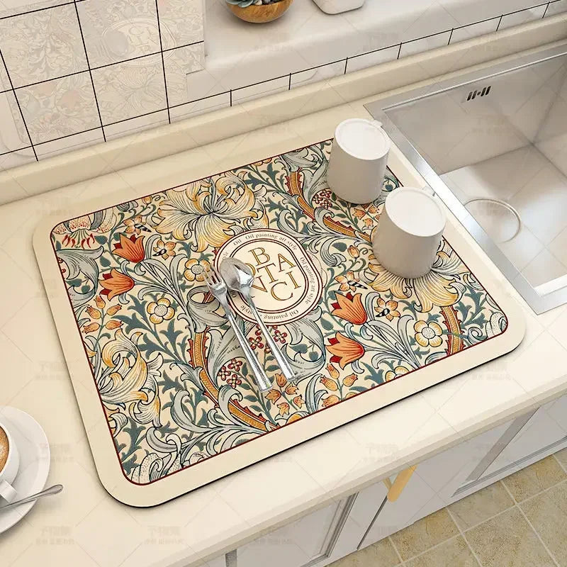 Coffee Mat - Super Absorbent Rubber