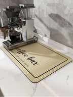 Coffee Mat - Super Absorbent Rubber