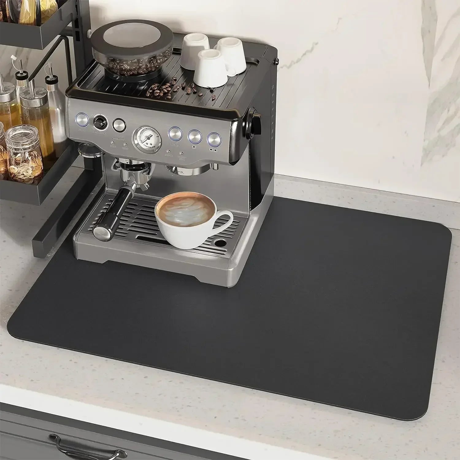 Coffee Mat - Super Absorbent Rubber