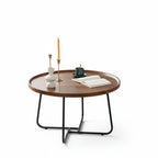 Luxury Round Coffee Table Set | Modern Minimalist Design for Living Room, Balcony & Bay Window | Space-Saving Modular Storage & Casual Coffee Table for Small Spaces House Of Avana [[SKU:HOA-COF-010]]