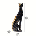 Cheetah Figurine - Colorful Water Transfer Print Animal Decor, top view - House Of Avana