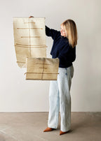 Compass Handwoven Cotton Wall Hanging Kanju Interiors