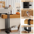 63-inch Long Console Table, Industrial Style Sofa Table, Entrance Hall Corridor Table Decoration, Living... - House Of Avana [[SKU:HOA-CON-401]]