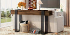 63-inch Long Console Table, Industrial Style Sofa Table, Entrance Hall Corridor Table Decoration, Living... - House Of Avana [[SKU:HOA-CON-401]]