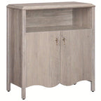 Gray, Console Table with Storage And Adjustable Shelves, Farmhouse Console Table with Storage, Sofa Table Behind The Sofa, Suitable for Entryway, Foyer, Hallway House Of Avana [[SKU:HOA-CON-006]]