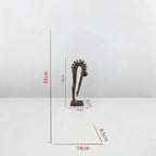 Modern Artistic Bending Human Sculpture | Figure Sculpture | angle view | Abstract home decor | House of Avana
