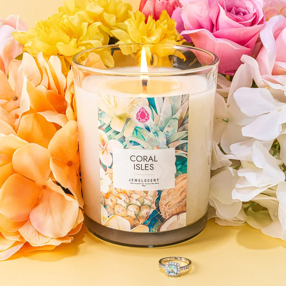 Coral Isles 18oz Home Jewelry Candle JewelScent