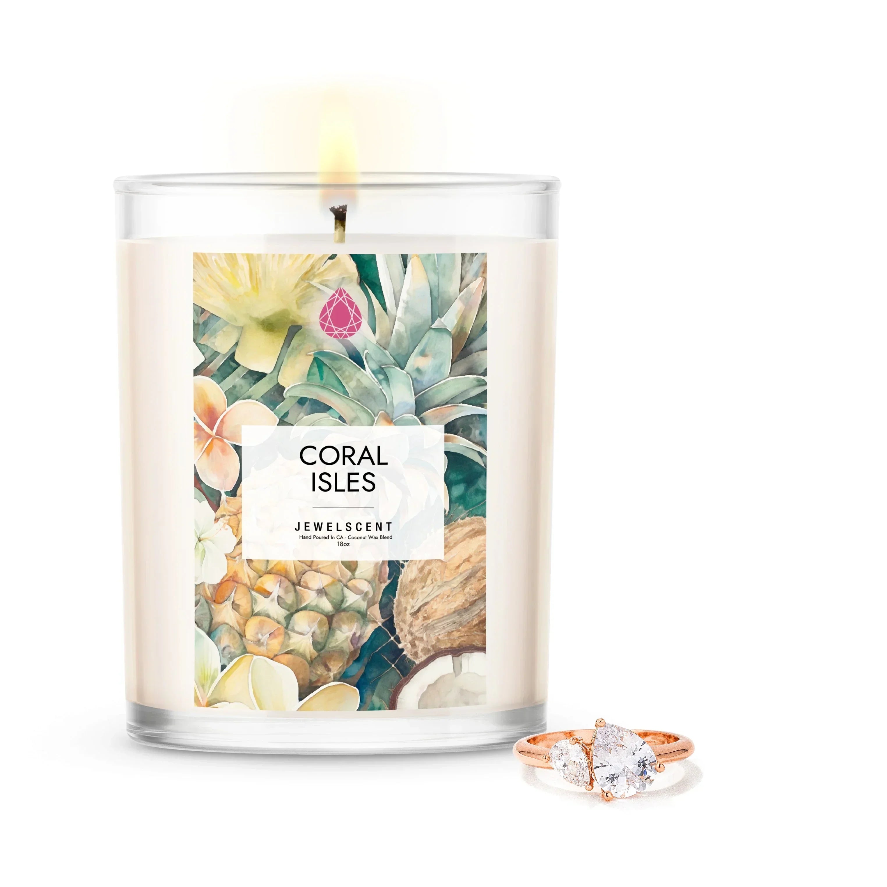 Coral Isles 18oz Home Jewelry Candle JewelScent