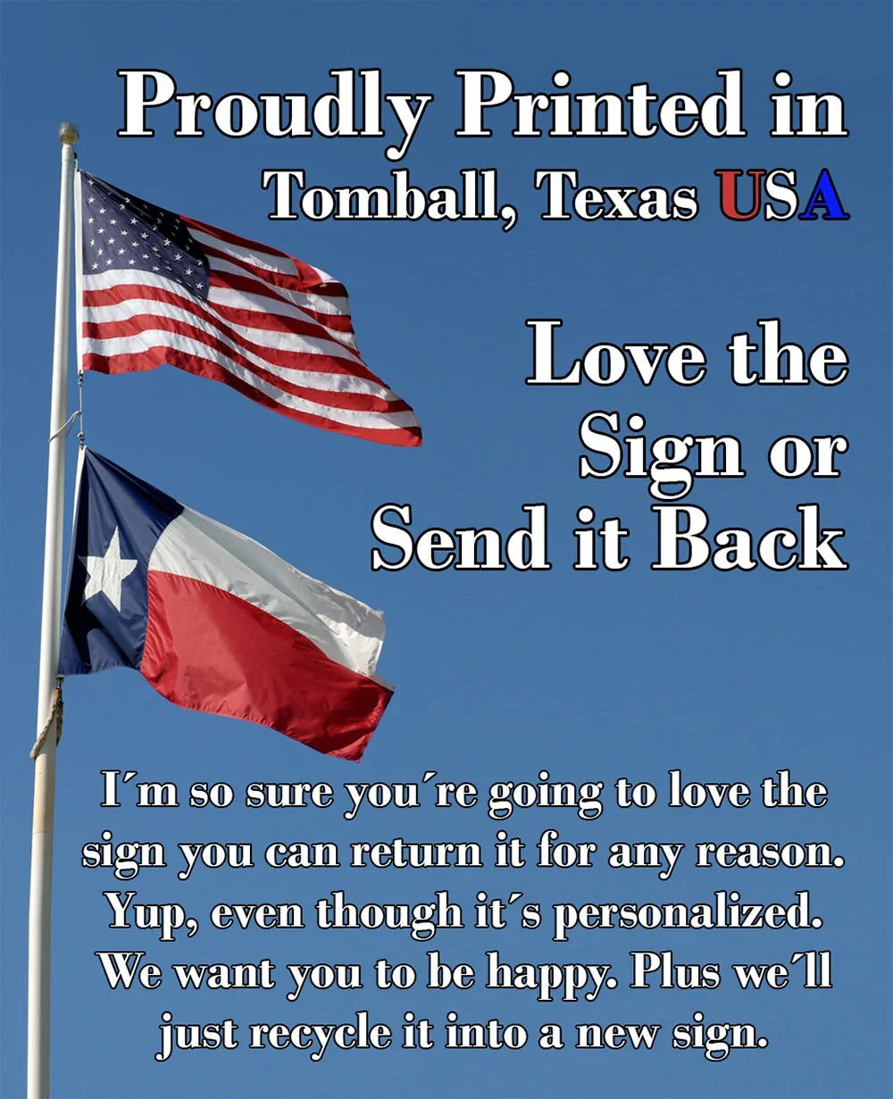 Cornhole Rules - Metal Sign Lone Star Art