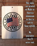 Cornhole Rules - Metal Sign Lone Star Art