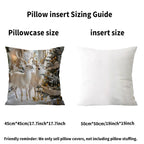 Cotton Christmas Pillow Covers, Santa Claus Pattern, Nordic Style Home Decor - House Of Avana