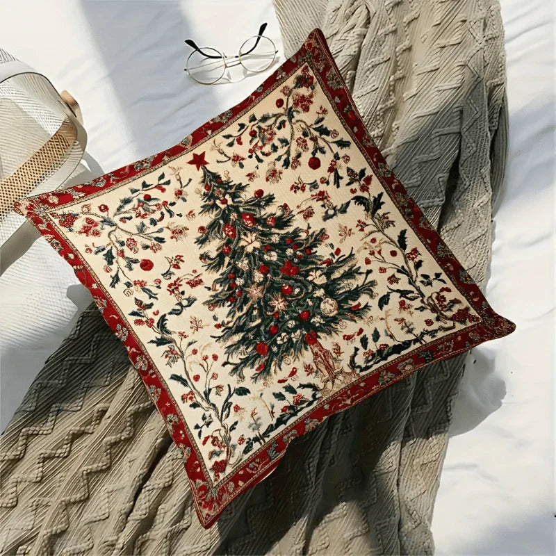 Cotton Plush Pillow Cover, Double-sided 2d Animal Print, 45.72x45.72 Cm - House Of Avana