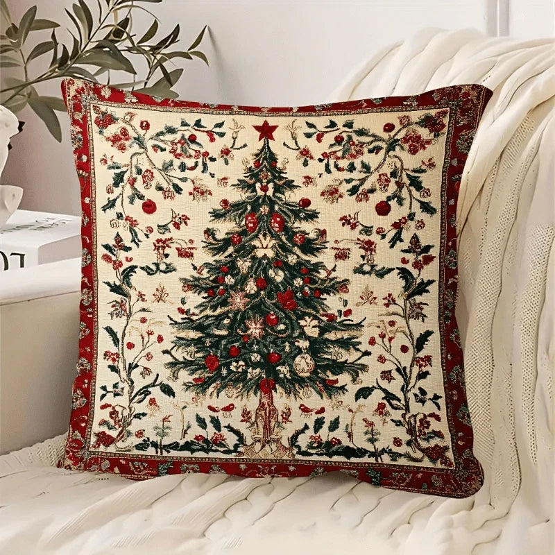 Cotton Plush Pillow Cover, Double-sided 2d Animal Print, 45.72x45.72 Cm - House Of Avana