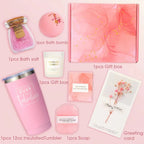 Cotton Spa Gift Set with Rejuvenating Essentials, back view - House Of Avana [[SKU:HOA-GFT-004]]