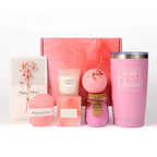 Cotton Spa Gift Set with Rejuvenating Essentials, front view - House Of Avana