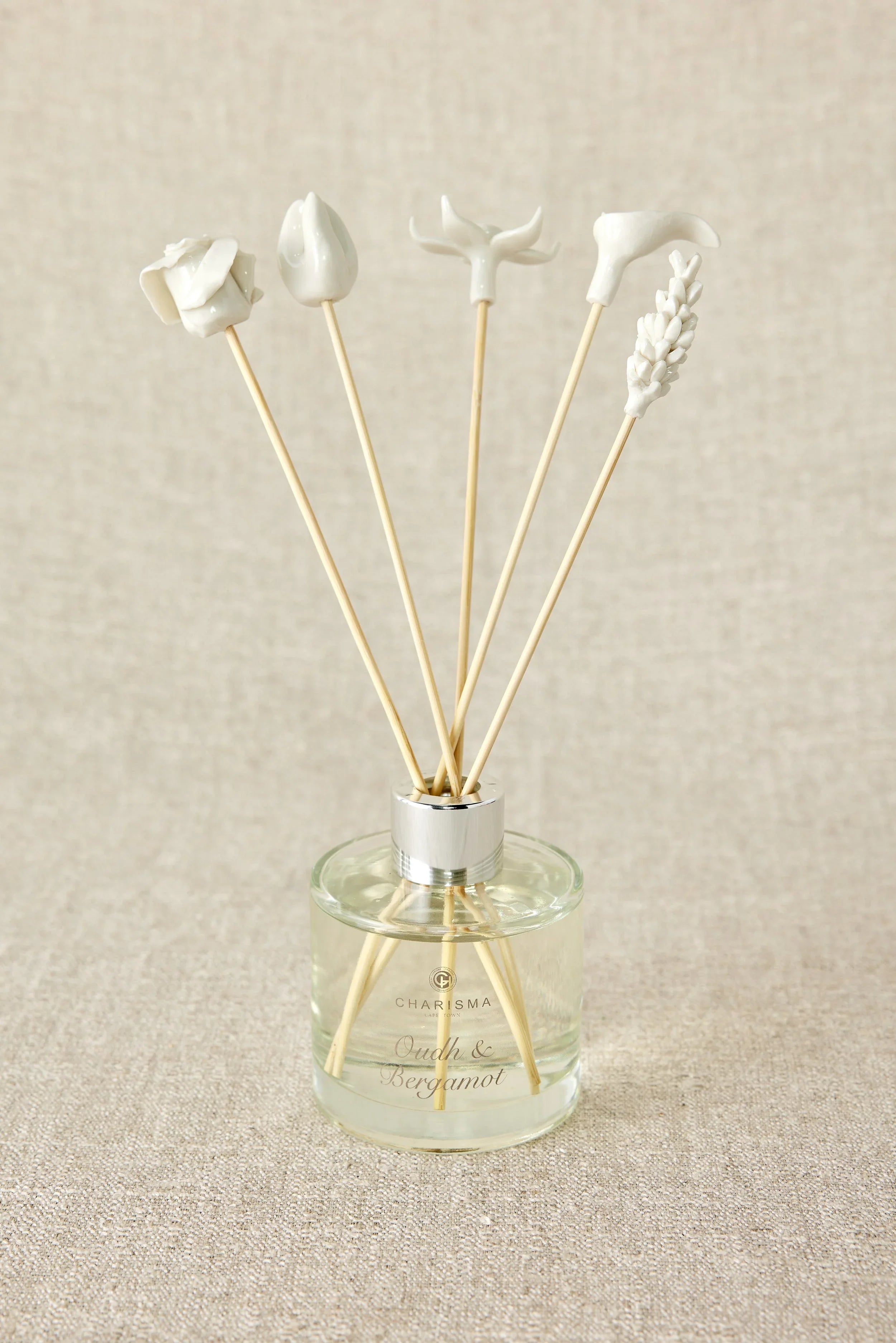 Country Flowers Bamboo Diffuser Sticks Set Kanju Interiors