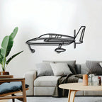 Cozy Mark Iv Metal Aircraft Wall Art - Ncp0542, back view - House Of Avana