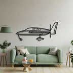 Cozy Mark Iv Metal Aircraft Wall Art - Ncp0542, side view - House Of Avana
