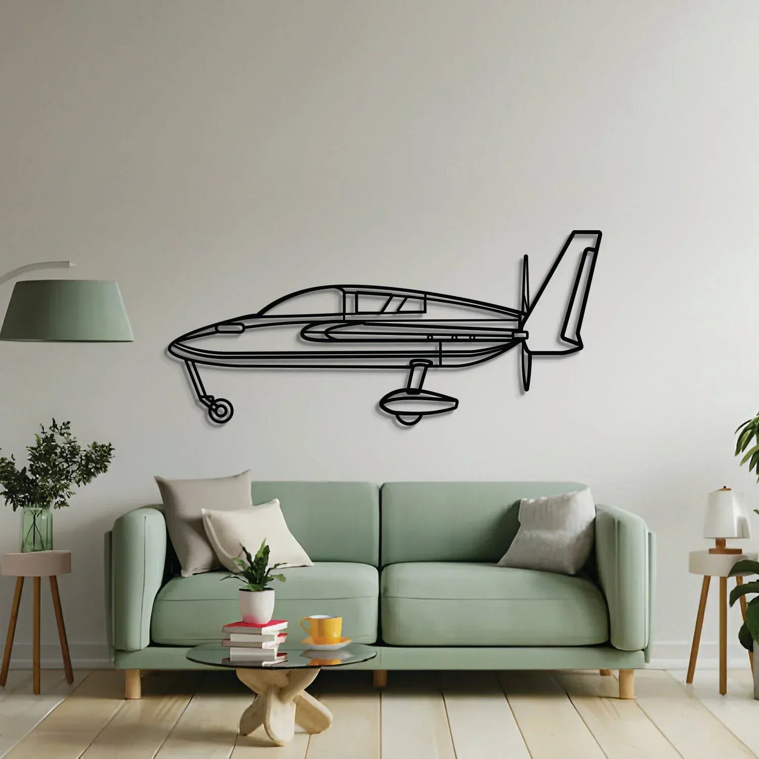 Cozy Mark Iv Metal Aircraft Wall Art - Ncp0542, side view - House Of Avana