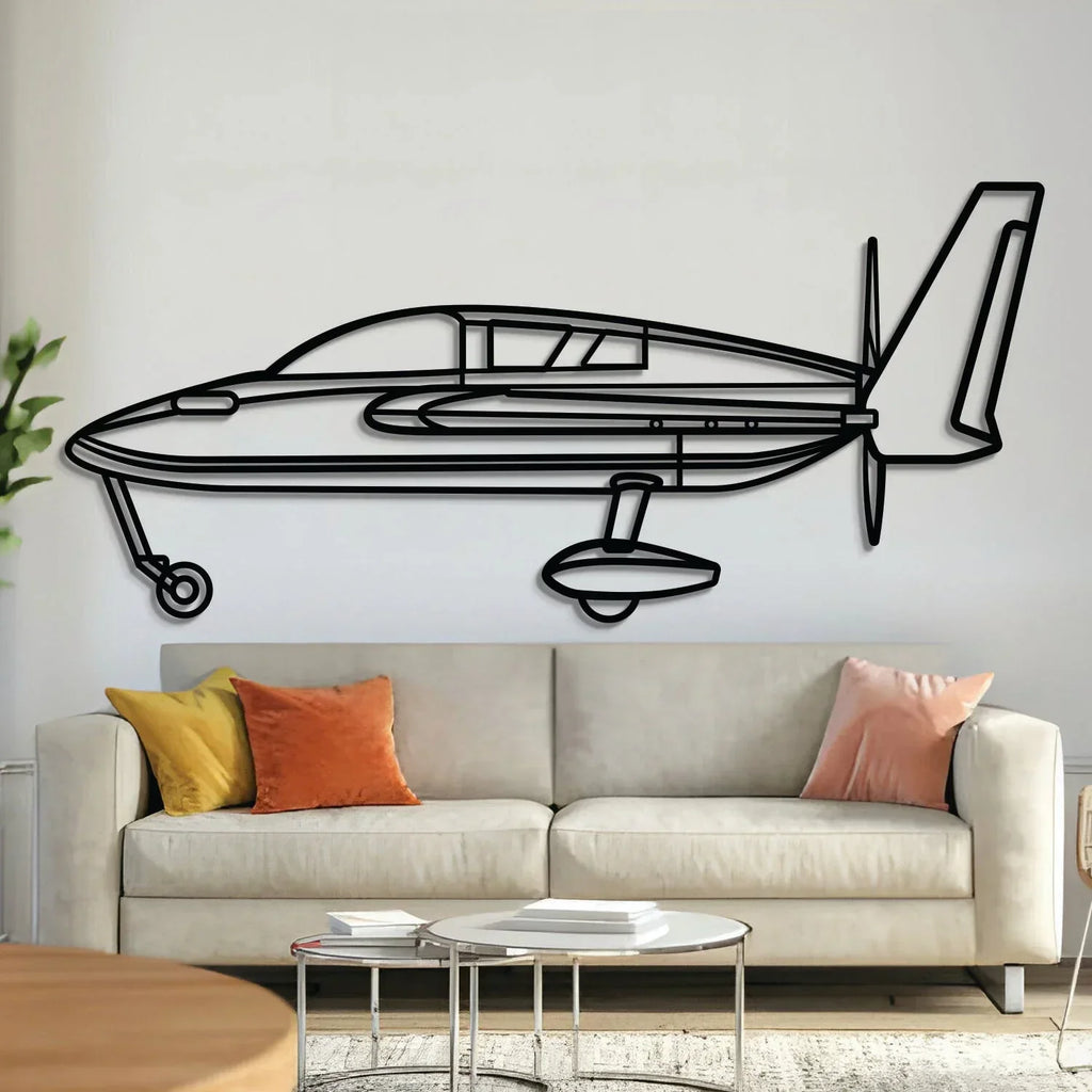 Cozy Mark Iv Metal Aircraft Wall Art - Ncp0542, front view - House Of Avana