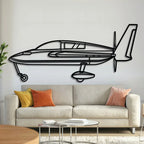 Cozy Mark Iv Metal Aircraft Wall Art - Ncp0542, front view - House Of Avana