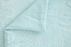 Organic Crashing Sea Waves Bamboo Cotton Blend Crib Sheet Cradle Comforts Co.