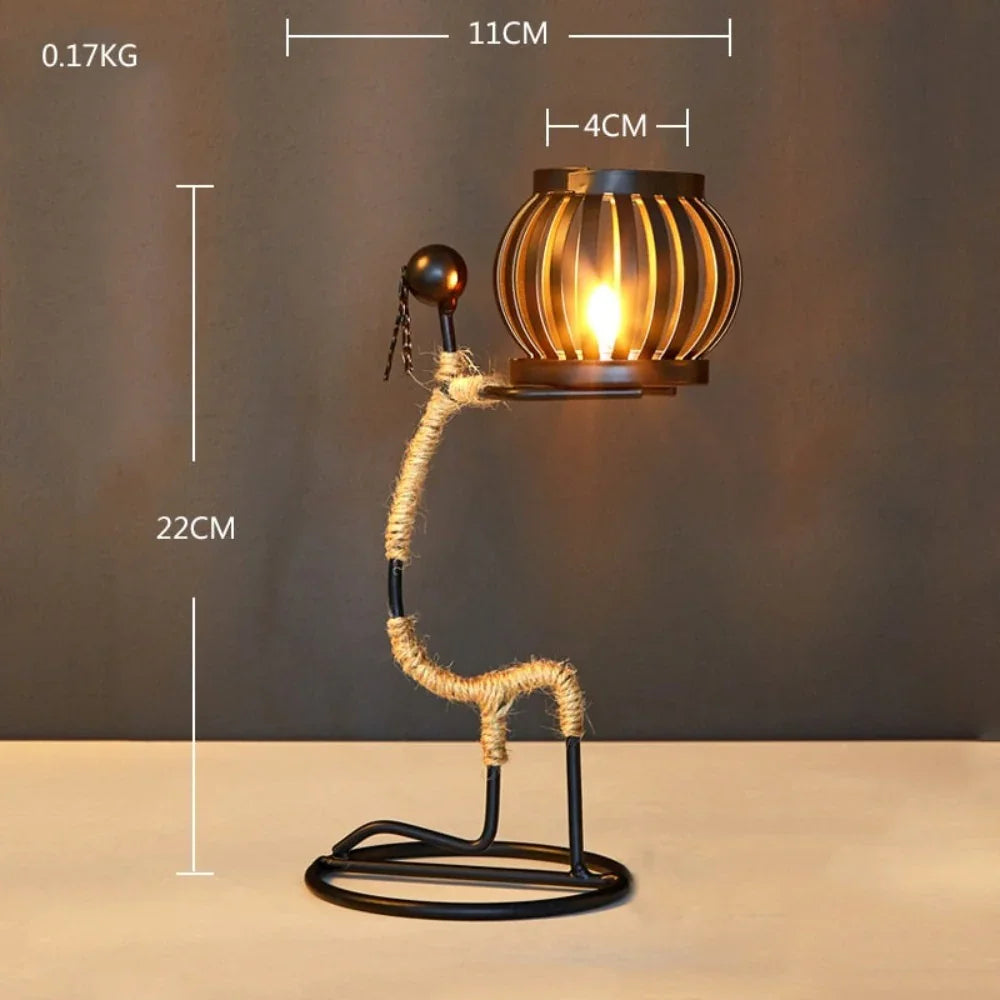 Creative Iron Candle Holder for Home Decor - House Of Avana