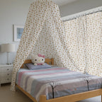 Cute Elephant Printed Canopy PushpLinen
