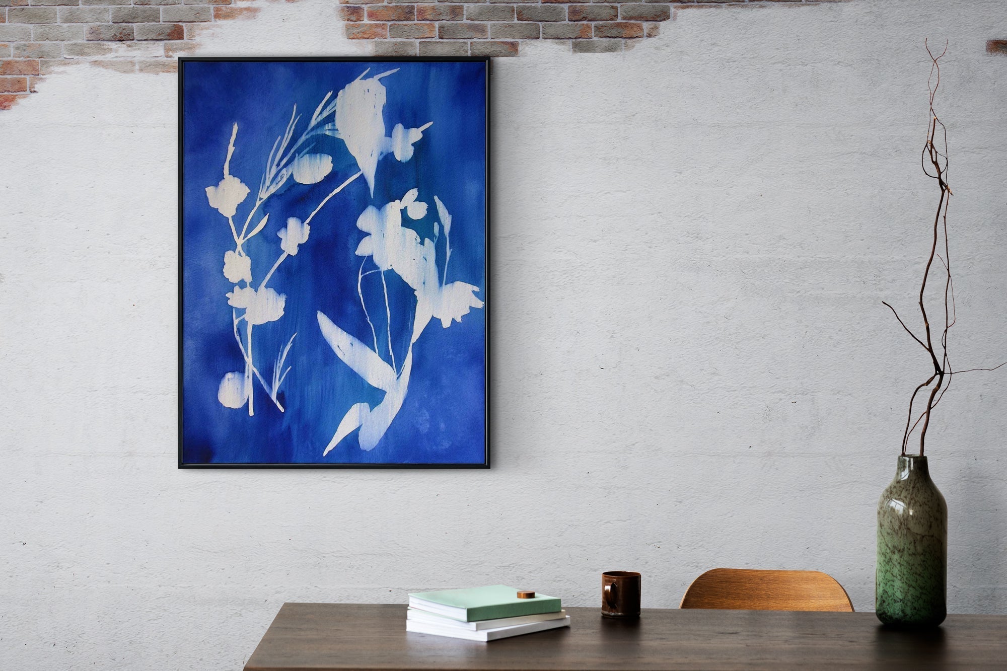 Cyanotype Art Print – Archival Wall Art