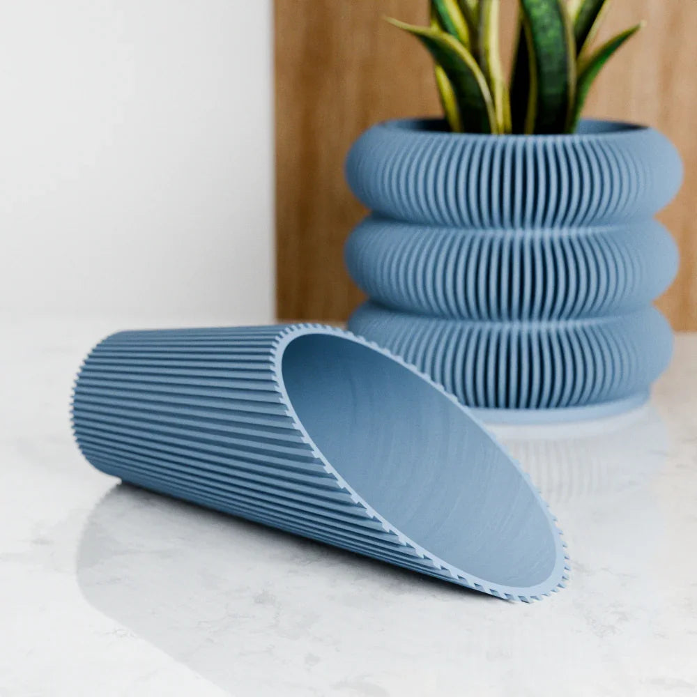 Cylindrical Soil Scoop, angled view - House Of Avana