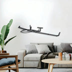 Dg-800b Angle Metal Aircraft Wall Art - Ncp0547, back view - House Of Avana