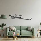 Dg-800b Angle Metal Aircraft Wall Art - Ncp0547, side view - House Of Avana