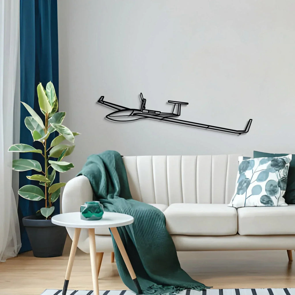Dg-800b Angle Metal Aircraft Wall Art - Ncp0547, detail shot - House Of Avana