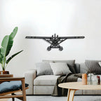 Dhc-2 Beaver Metal Aircraft Wall Art - Ncp0549, detail shot - House Of Avana