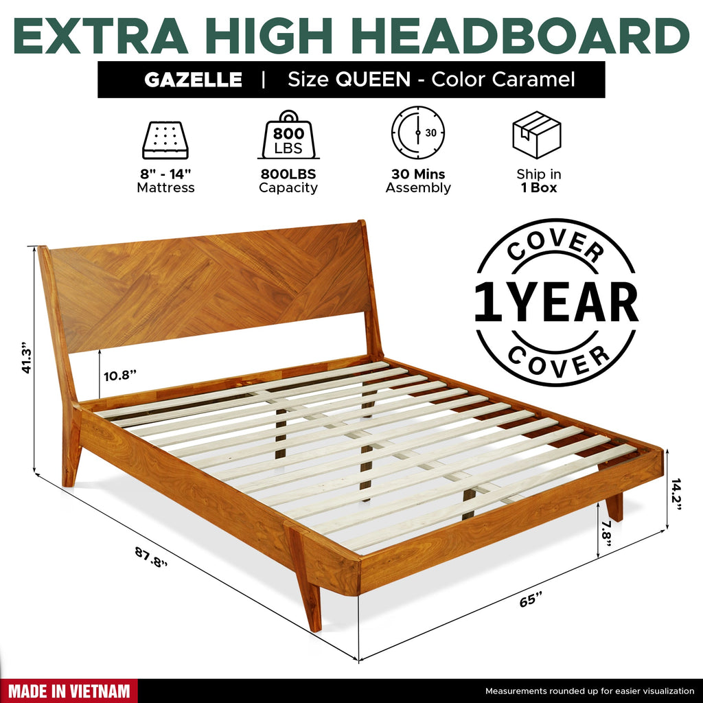 Gazelle Platform Bed Frame