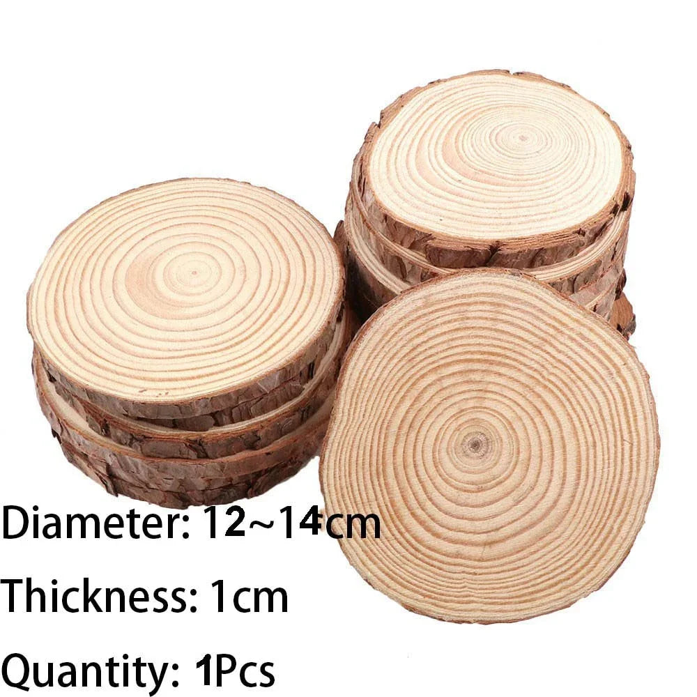 DIY Crafts Natural Pine Wood Slices - House Of Avana