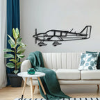 Dr400 Metal Aircraft Wall Art - Ncp0552, detail shot - House Of Avana