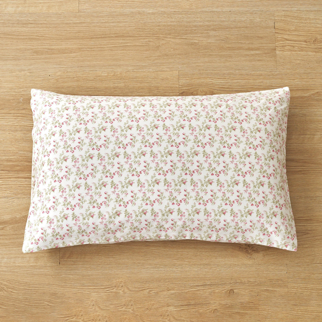 DaDa Bedding Collection Romantic Coquette Sheet Set - 100% Cotton [ Poplin Cotton ] Floral Fitted & Flat Sheets with Pillowcases - Deep Pocket Design - Soft, Breathable, Wrinkle-Resistant DaDalogy Bedding Collection