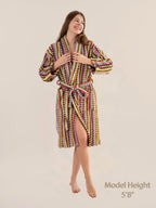 Pom Pom Bathrobe